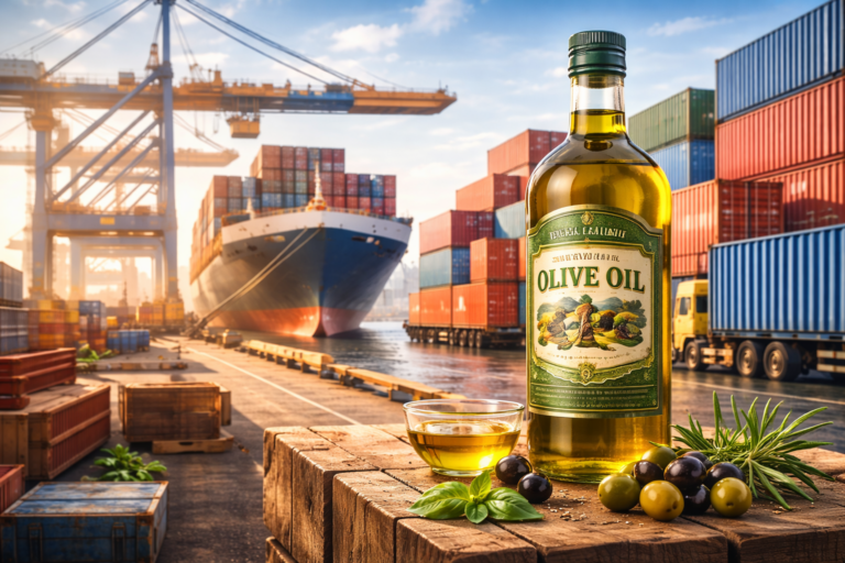 Olive Oil and Cargo, Port Distribution